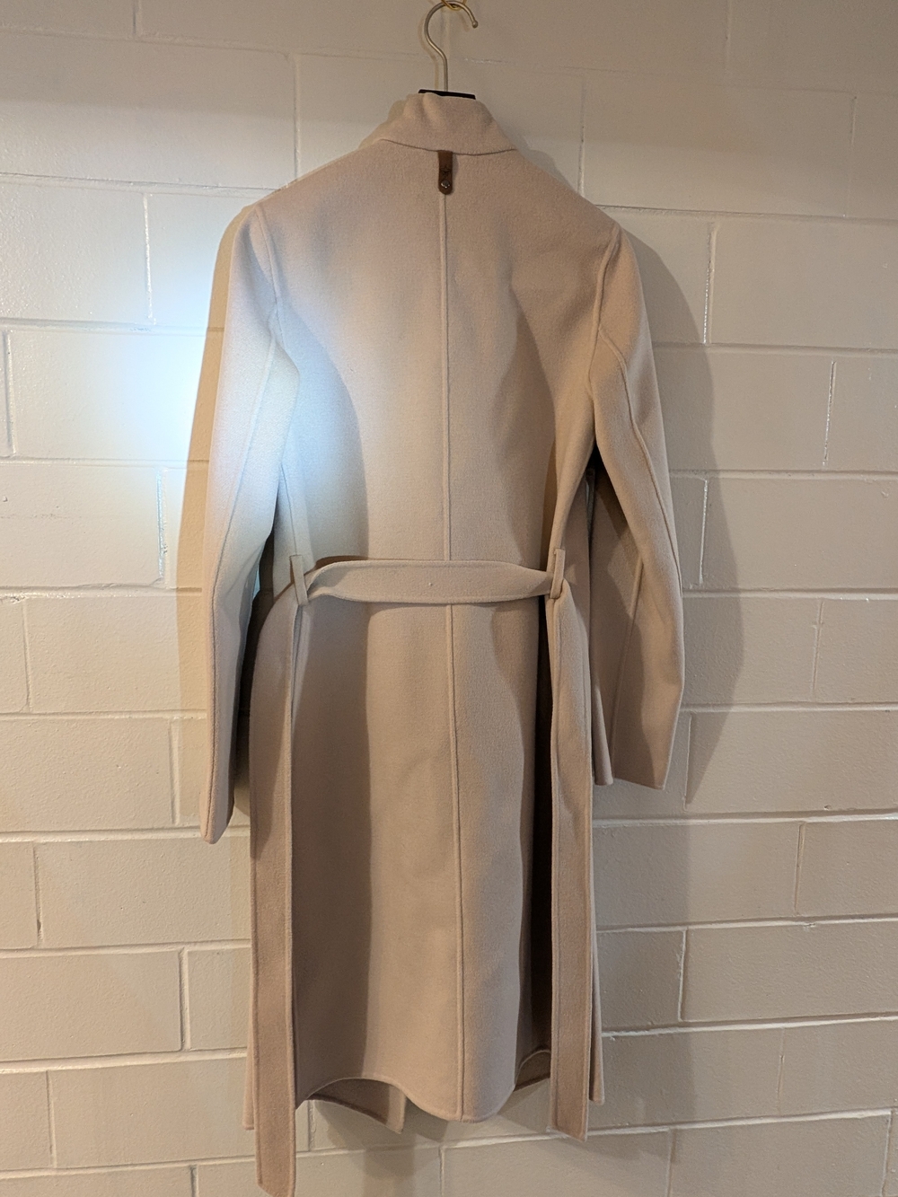 Mackage Leora Cream Wrap Belted Trench Coat - Picture 2 of 7